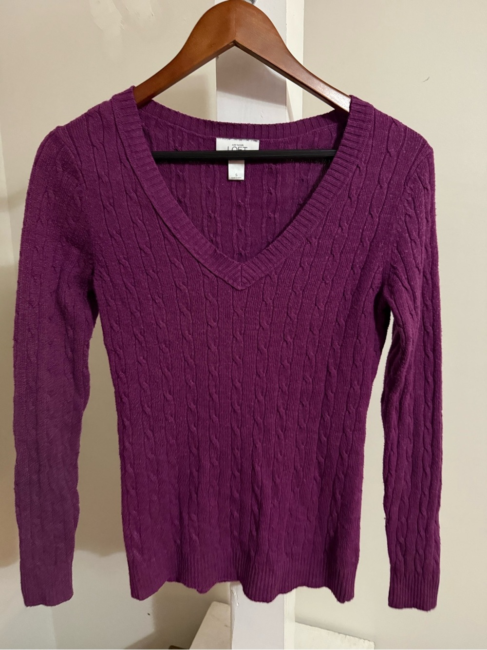 LOFT Cable-Knit Sweater